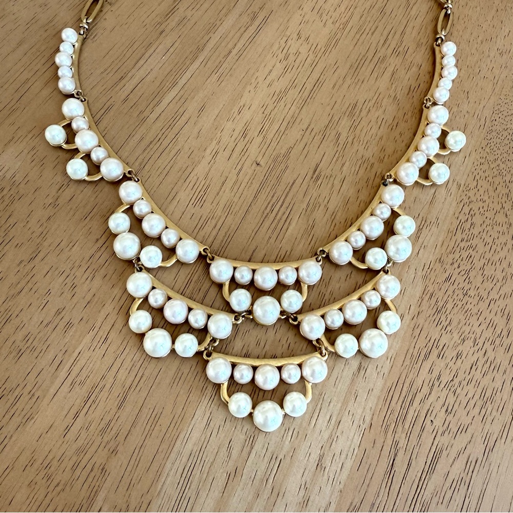 Vintage Stella & Dot Frances Pearl Necklace - Picture 5 of 10